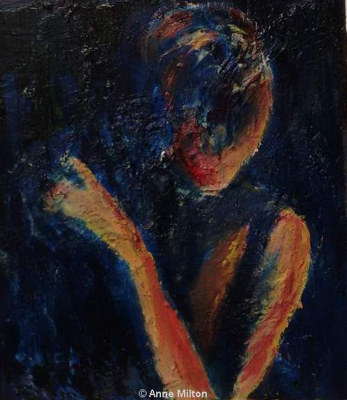 Soul of the dancer painted by Anne Milton, Fine Artist